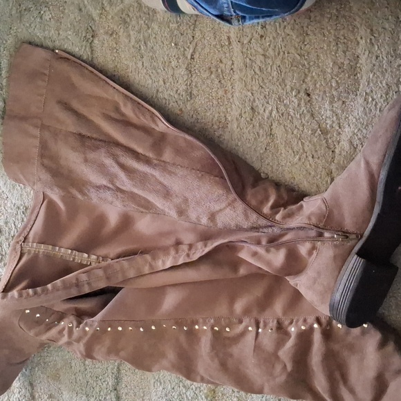 Bamboo Tall Tan Boots EUC 👢 - Picture 5 of 9